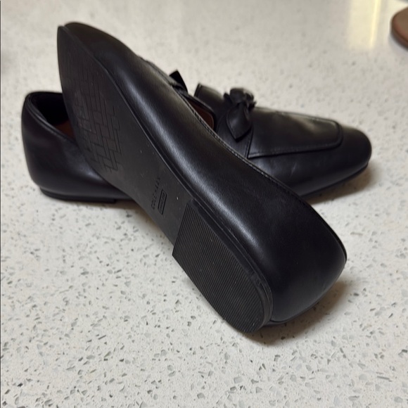 Cole Haan Black Leather Slip-On Loafers
